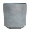 43cm Cylinder Planter in Grey