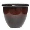 54cm Round Planter in Burgundy