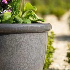 54cm Round Planter in Grey 8 54cm Round Planter in Grey -Outdoor PLANTERS Shop PP85GRYM PP85GRYS 1 a42e