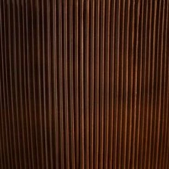 38cm Round Ridged Planter in Brown -Outdoor PLANTERS Shop PP86BRNS 2 f280