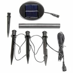 Set of Three Solar Powered LED Planter Stake Lights -Outdoor PLANTERS Shop PP9030 add image 2 6d0a