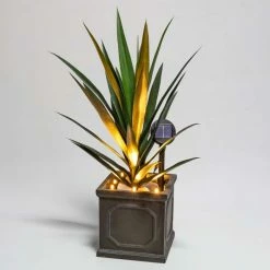 Set of Seven Solar Powered LED Planter Stake Lights 7 Set of Seven Solar Powered LED Planter Stake Lights -Outdoor PLANTERS Shop PP9032 add image 2 28a5