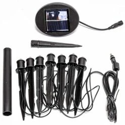 Set of Seven Solar Powered LED Planter Stake Lights 8 Set of Seven Solar Powered LED Planter Stake Lights -Outdoor PLANTERS Shop PP9032 add image 3 2d58