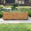 2m Pine Raised Trough Planter